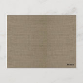 carte de numéro de table de la dentelle de burlap (Dos)