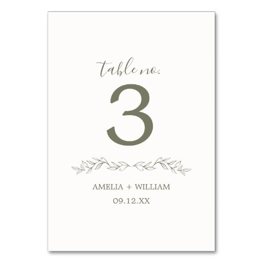 Carte de numéro de table de mariage à monogramme d (Dos)