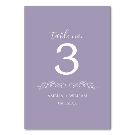 Carte de numéro de table de mariage à monogramme d (Dos)