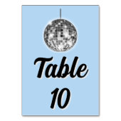 Carte de numéro de table de Mariage de bienvenue D (Par défaut)