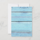 Carte de numéro de table de mariage tropical de pl (Dos)