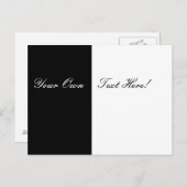 Carte de numéro de table do-it-yourself (Devant / Derrière)