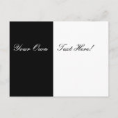 Carte de numéro de table do-it-yourself (Devant)