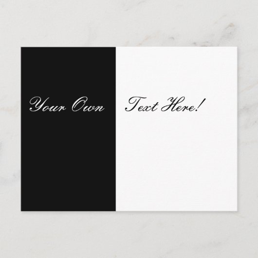 Carte de numéro de table do-it-yourself (Devant)