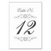 Carte de numéro de table du Mariage de la vierge p (Dos)