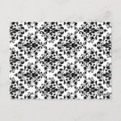 Carte de numéro de table du ruban bleu royal impri (Dos)