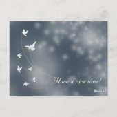 Carte de numéro de table d'un conte de fées (Dos)