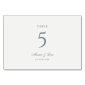 Carte de numéro de table Élégant Baroque Mariage S (Devant)