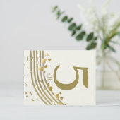 Carte de numéro de table Love Songs (Debout devant)