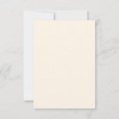 Carte de numéro de table mariage (Dos)