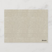 Carte de numéro de table Peacock Rustic Mariage (Dos)