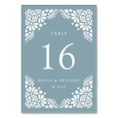 Carte de numéro de table personnalisée Beaux-Arts (Par défaut)