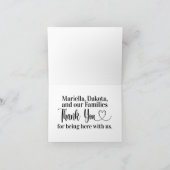 Carte de numéro de table pliée (Intérieur)