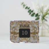 Carte de numéro de table victorienne de Wimbley (Debout devant)