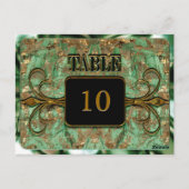 Carte de numéro de table victorienne Wimbley Evere (Dos)