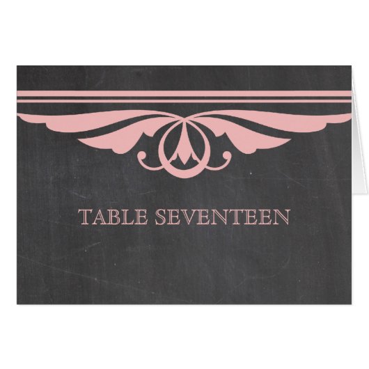 Carte de numéro de tableau de tableau de tableau r (Devant horizontal)