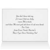 Carte de numéro de tableau des années 1920 (Intérieur Horizontal (Haut))