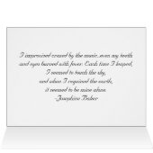 Carte de numéro de tableau des années 1920 (Intérieur Horizontal (Haut))