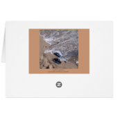 Carte de numéro de tableau des sandales à tongs de (Dos Horizontal)