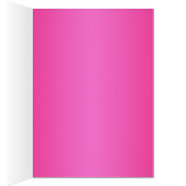 Carte de numéro de tableau Floral noir et rose (Intérieur (Droit))