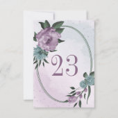 carte de numéro de tableau géométrique de fleurs b (Devant)