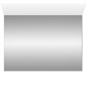 Carte de numéro de tableau Royal Blue et Silver Fl (Intérieur Horizontal (Bas))