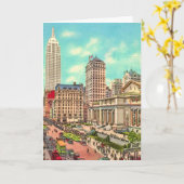 Carte de NYC - 42e Rue & 5e Ave. (Fleur jaune)