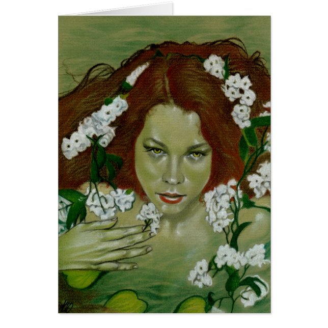 Carte de nymphe de naïade (Devant)