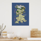 Carte de Olandra & Junziel - Poster moyen (Cuisine)