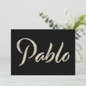 Carte de Pablo (Debout devant)