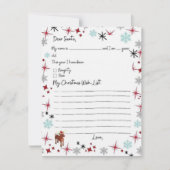 Carte De Page De Coloration Des Étoiles Père Noël (Devant)