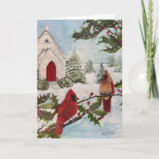 Carte de Paix d'Hiver (Devant)