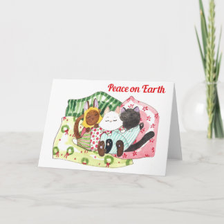 Carte de paix sur terre
