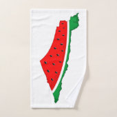 Carte de Palestine Watermelon Symbole de la libert (Serviette à main)