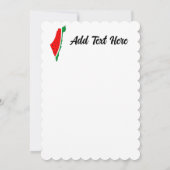 Carte de Palestine Watermelon Symbole de la libert (Dos)