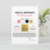 Carte de Palette de Couleurs de Proposition Demois (Debout devant)