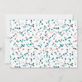 Carte de palette de couleurs Menthe sarcelle gris  (Dos)