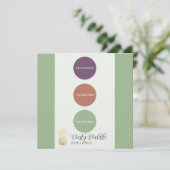 Carte de palette de couleurs rouille Dusty (Debout devant)