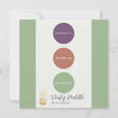 Carte de palette de couleurs rouille Dusty (Devant)