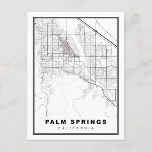 Carte de Palm Springs