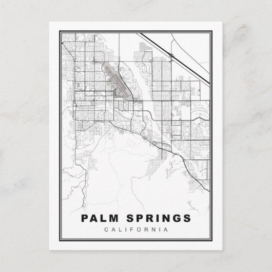 Carte de Palm Springs (Devant)
