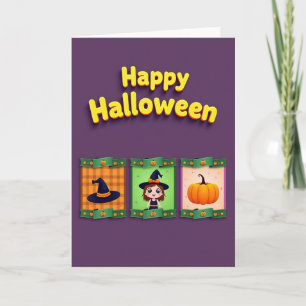 Carte de panneaux Happy Halloween