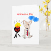 Carte de papa de Chihuahua (Fleur jaune)