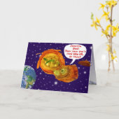 CARTE DE PAPA DE -DE-CE-MONDE (Fleur jaune)