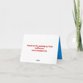 CARTE DE PAPA D'HOCKEY (Dos)