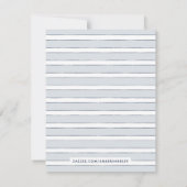 Carte de papier à lettres florales en fleurs vinta (Dos)