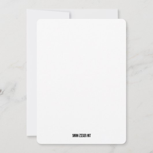 Carte de papier à lettres Western Cowboy dessinée  (Dos)