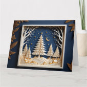 Carte de papier de Noël (Devant)