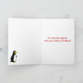 Carte de papier de plaisanterie de Noël de (Intérieur)