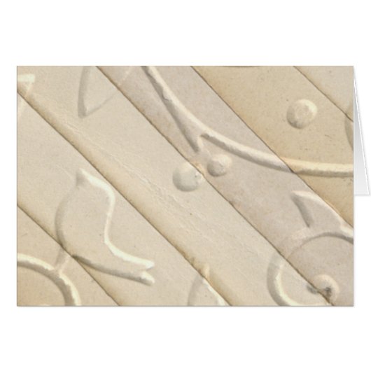 Carte de papier de relief de conception (Devant Horizontal)